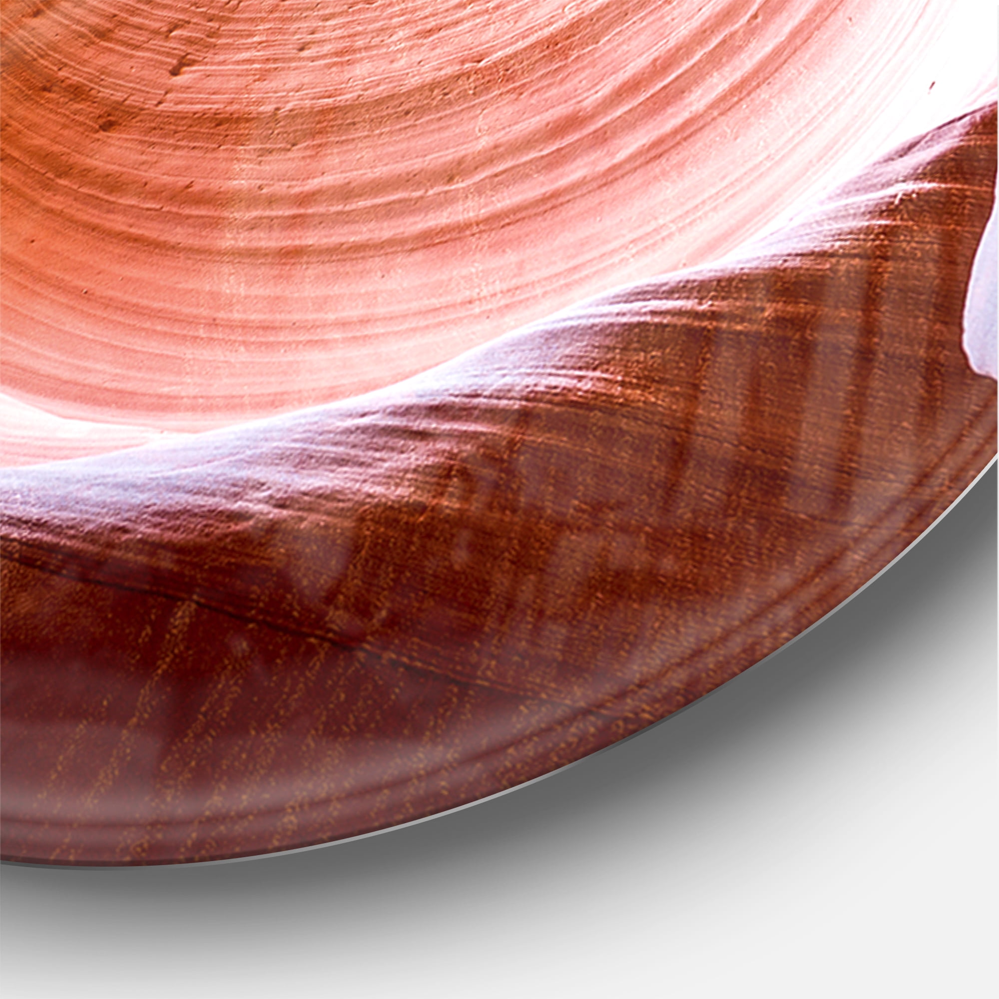 Designart 'Antelope Canyon Inside View ' Modern Wall Clock