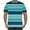 Grey, variant on DecSea Mens Slim Fit Wide Striped Polo Shirt with Pocket - Contrasting Collar Short Sleeve Yarn Dye