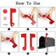 thumbnail image 2 of 2Pcs Mailbox Flag Replacement Metal Mailbox Flag Replacement Kit Red Flag for Mailbox, Outside Mail, 2 of 5