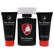 Classico by Tonino Lamborghini for Men - 3 Pc Gift Set 4.2oz EDT Spray, 3.4oz Shower Gel, 3.4oz After Shave Balm
