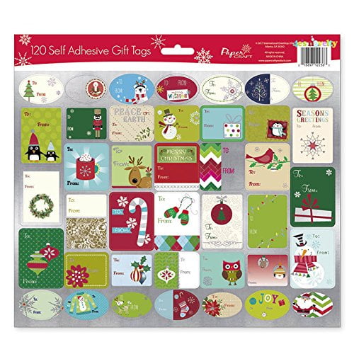 3 sets Sheet Christmas Characters Labels Stickers Self Adhesive Vinyl Labels 