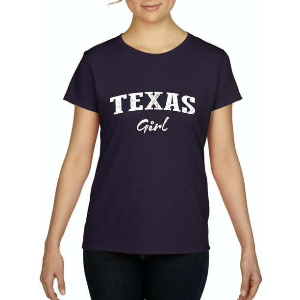 Mom's Favorite - Womens Texas Texan Girl Short Sleeve T-Shirt - Walmart ...