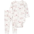 thumbnail image 3 of Carter's Child of Mine Baby Girl Outfit Set, 2-Pack, Sizes Preemie-18 Months, 3 of 9