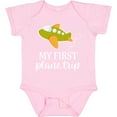 thumbnail image 3 of Inktastic My First Plane Trip Airplane Travel Boys or Girls Baby Bodysuit, 3 of 5