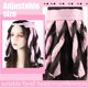 thumbnail image 5 of Varilla para rizar sin calor con pulpo rosa, suave, sin calor, diadema con varilla para rizar, rizadores de pelo ondulados sin calor durante la noche con peine para herramientas de, 5 of 5