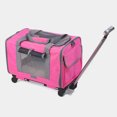 thumbnail image 2 of Maleta con ruedas portátil extragrande para mascotas, maleta con ruedas desmontable para perros, bolsa de viaje para gatos, bolsa grande plegable para mascotas, 2 of 5
