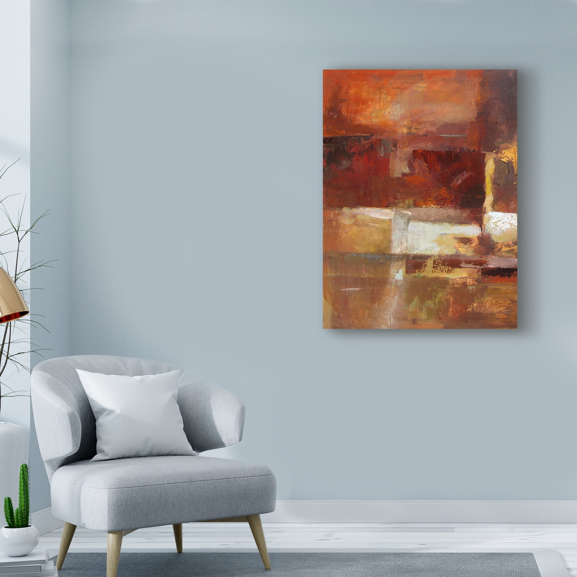 Trademark Fine Art 'Earth Tones I' Canvas Art by Marietta Cohen