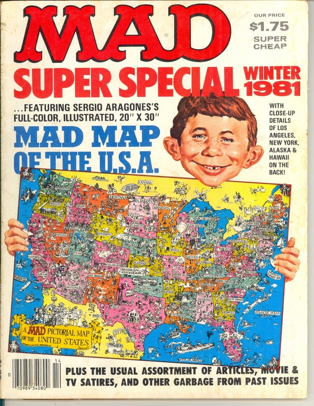 MAD Magazine Vintage Collectible Super Special Winter 1981