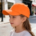 thumbnail image 3 of LRen Kids Baseball Hat Toddler Girls Boys Embroidered Baseball Caps Adjustable Kid Sun hat Toddler Girl Sun Hats, 3 of 5