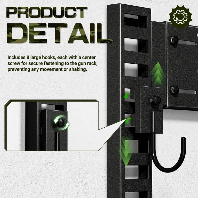 最安値に挑戦！ ZXMT Gun Wall for Rack Gun Steel Duty Mount,Heavy Wall Rack テレビ台