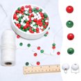 thumbnail image 2 of Cuentas de Madera TOP HUNTER 10mm Rojo Verde Blanco 450 unidades, 2 of 6