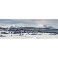 thumbnail image 2 of The Yellowstone Collection 14x7 Black Modern Framed Museum Art Print Titled - Gallatin Mountains from Blacktail Deer Plateau, Yellowstone National Park, 2 of 4