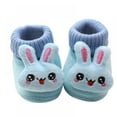 thumbnail image 2 of Infant Baby Boy Girls Toddlers Moccasins Non-Skid Indoor Slipper Shoes Socks Booties, 2 of 5