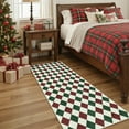 thumbnail image 3 of RUG ROBOT 2'6''x8' Christmas Runner Rugs for Hallway, Washable Non-Slip Checkered Kitchen Runner Rug, Farmhouse Xmas Holiday Rug for Entryway, Bedroom, Laundry Indoor Christmas Decor, 3 of 9