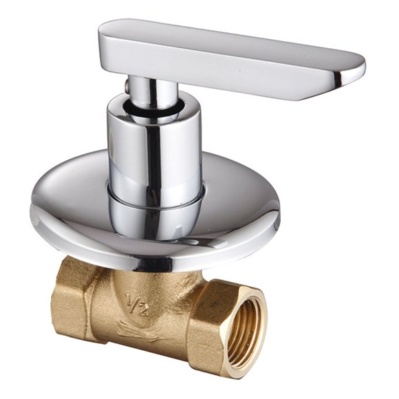 Brass Dark Valve DN15 Concealed Switch Bathhouse Shower Valve Quick-open