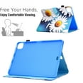thumbnail image 4 of Dteck Folio Case for iPad Pro 11 Inch (M4) 2024, Multi-Angle Smart Stand Cover with Card Slots, Cute Flower Pattern Auto Sleep/Wake for iPad Pro 11 (2024), 4 of 5