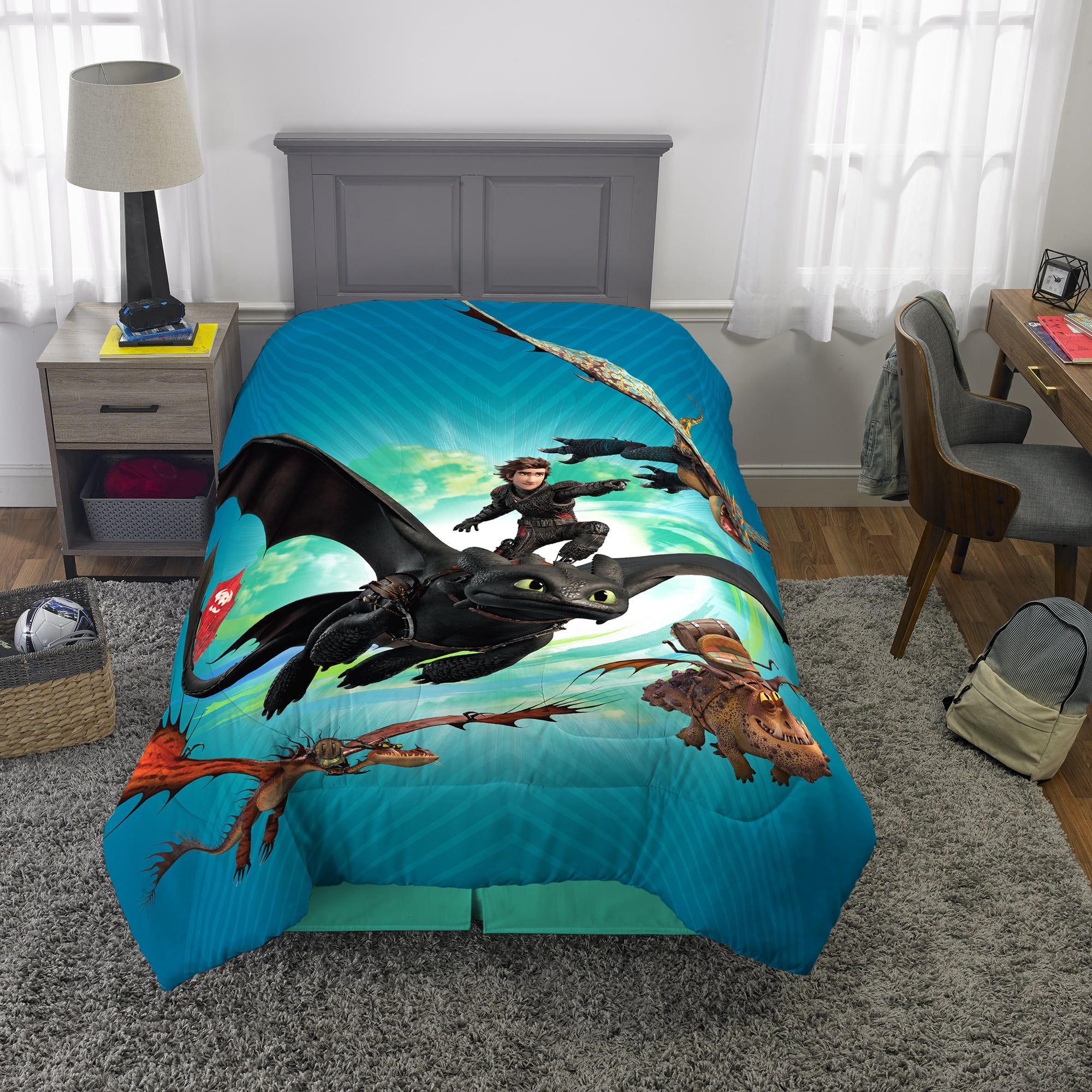 How To Train Your Dragon Toothless Collage Blanket KIDS / MEDIUM / LARGE 