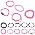 thumbnail image 4 of 20 gomas para el pelo: Coleteros de alta elasticidad - Accesorios para el pelo para niñas - Bandas para hacer moños que no dañan el cabello - Bonitas gomas para el pelo para rellenar bolsas de regalo, 4 of 6