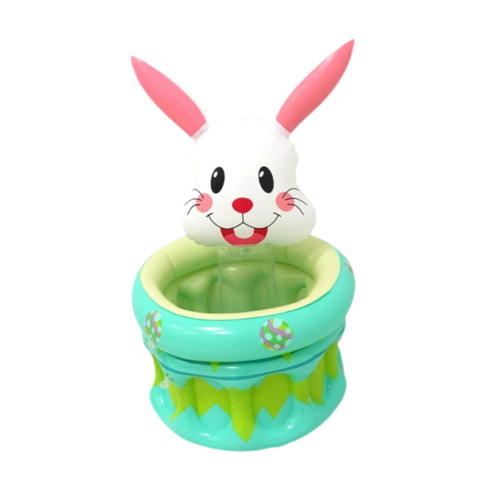 Fiocias Inflatable Pool Party Cooler Cute Portable Drink Cooler Easter Party Decoration