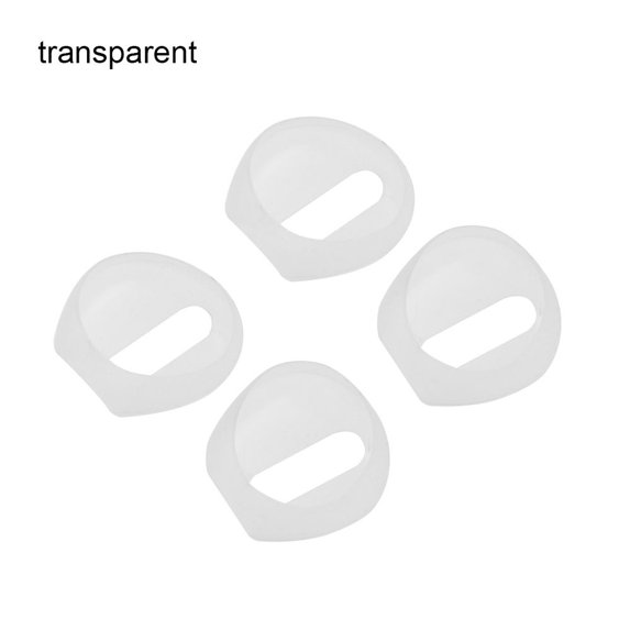 2 pairs Earpads Protective Gel Soft Silicone Case Cover Earphone Tips Earbud Anti Slip TRANSPARENT