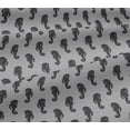 thumbnail image 5 of oneOone Viscose Jersey Fabric Sea Horse Block Print Fabric BTY 60 Inch Wide, 5 of 5
