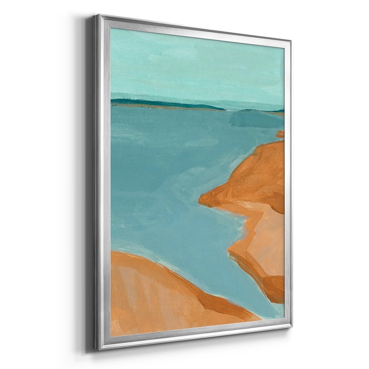 Out on the Sandbar I Premium Framed Print, in Gold, Black, or Silver - Ready to Hang