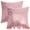Pink, variant on Unique Bargains Sequin Throw Pillow Covers 2 Glitter Decorative Pillow Cases Cushion Cover Pink 18" x 18"