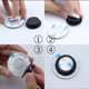 thumbnail image 3 of Blind Spot Mirror, 2" Round HD Glass Frameless Convex Rear View Mirrors Exterior Accessories with Wide Angle Adjustable Stick , Pack of 2, 3 of 3