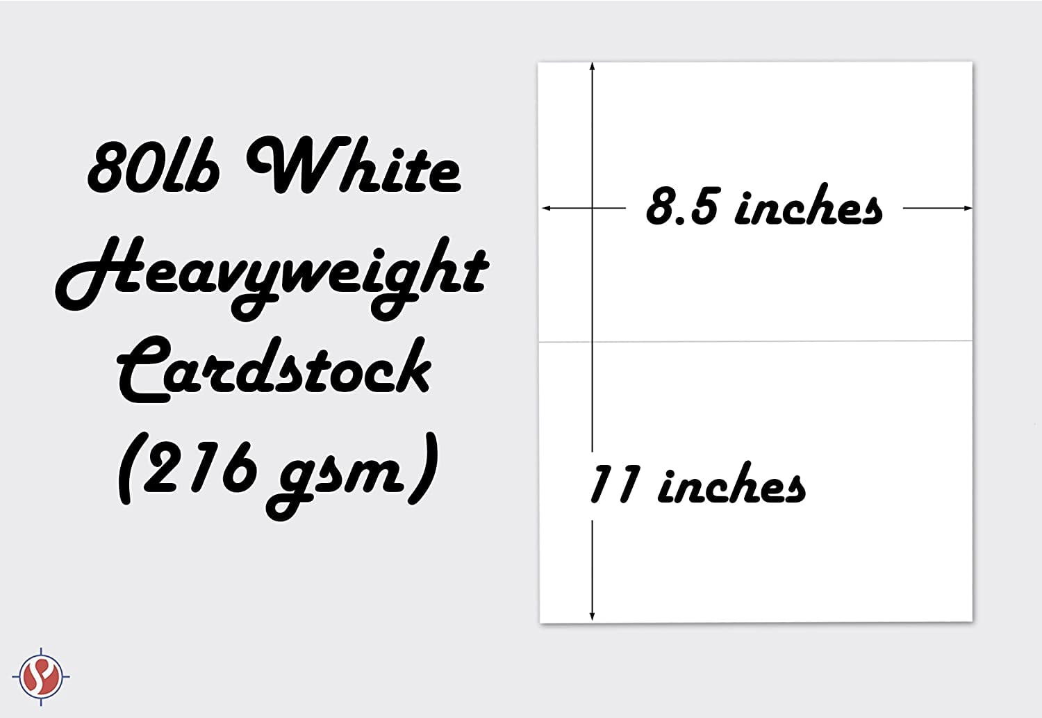 Heavyweight Blank White Half Fold Greeting Cards | For Wedding Invitation, Thank You Cards, Stationary Printing and DYI Projects | 5.5 x 8.5” Inches | 50 Cards Per Pack