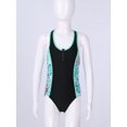 thumbnail image 4 of CHICTRY Girls 2-pc Printed Swimsuit Swimming Jumpsuit with Shorts Beachwear Tropical Palm 14, 4 of 7