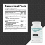 Nutrabio Immune- Immune Support Supplement- Immunity Supplement- 90 Vegetable Capsules