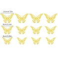 thumbnail image 2 of 5Pcs 3D Butterfly Wall Sticker! Usloyux Hollow Metal Effect Butterflies for Wall Decor, Peel and Stick Cardboard Decals for Room, Festive Party Layout Wall Art, Easy Apply Wall Stickers for Home, 2 of 9