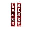 thumbnail image 2 of YgkuHd Christmas Decorations,Christmas Hanging Banner Porch Sign,Christmas Couplet Door Curtain Custom Party Decoration Door Cover Christmas Flag Background Cloth, 2 of 6