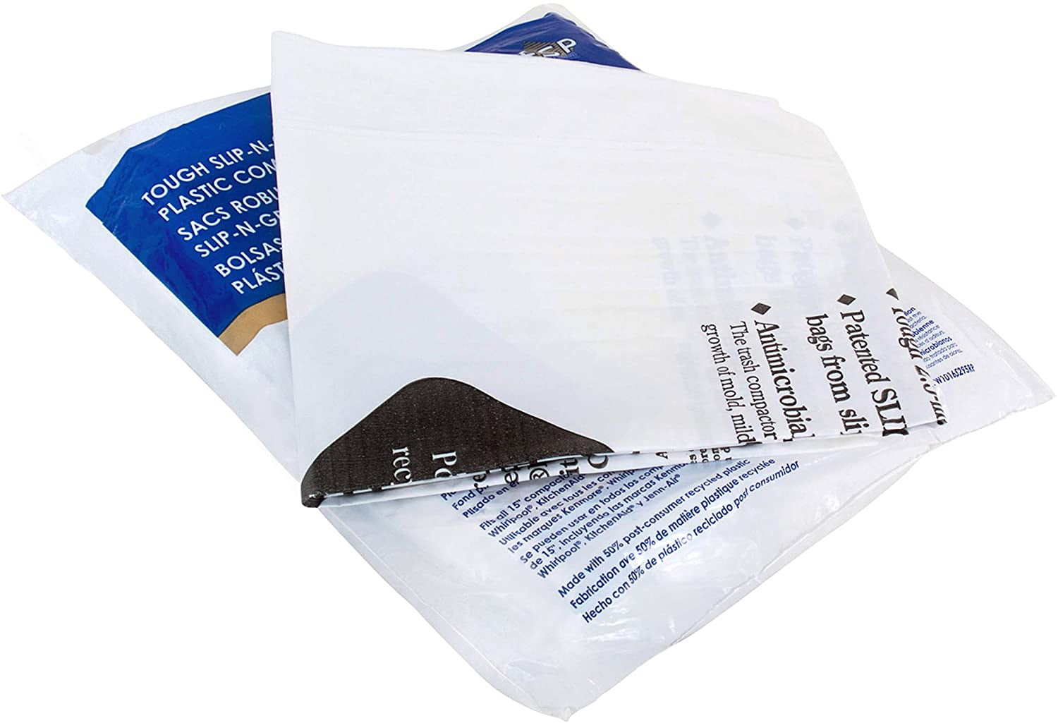 18 gallon, 50 ct. -2 Pack Member's Mark Heavy Duty Kitchen and Compactor Bags 