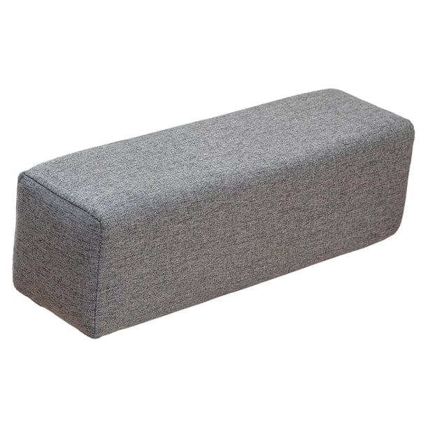 Cojín de Reposabrazos, Cojín de Soporte de Brazo, Cojín de Sofá con Funda Resistente Al Desgarro, Núcleo de Esponja de Alta Densidad para Una Comodida Gris oscuro
