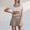 Khaki, variant on SEMPAI Womens 2 Piece Skirt Sets Athletic Tennis Skirts Tracksuit Crew Neck Short Sleeve Crop Sweatshirt Casual Outfits