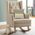 thumbnail image 3 of Nassau Collection Bohemian Style Geometric Tapestry Pattern Cotton Throw Pillow with Tassels  - 20", 3 of 8
