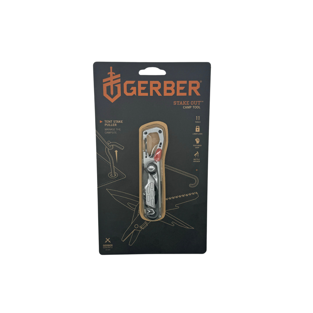 Gerber Stake-Out Camp Multi-Tool Silver Blister