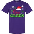 thumbnail image 3 of Inktastic Gigi Claus with Christmas Santa Hat and Snowflakes T-Shirt, 3 of 5