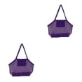 thumbnail image 2 of maskred Versatile Beach Toys Bag Durable Mesh Tote for Poolside Adventures Purple Extra Large 2Set, 2 of 6