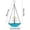 #18, variant on 2026 New Solar Cascade Hanging Bird Bath Fountain, Outdoor Hanging Bird Bath with Solar Fountain, Large Humming Birds Baths Fountains, with Solars Pump & Glass Bowl, for Outdoor, Gardens - Blue