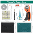 thumbnail image 5 of Kit De Cutter  Bloosom Circular Rotatorio P/papel/tela/cuero, 96 Pzs. Multicolor, 5 of 5
