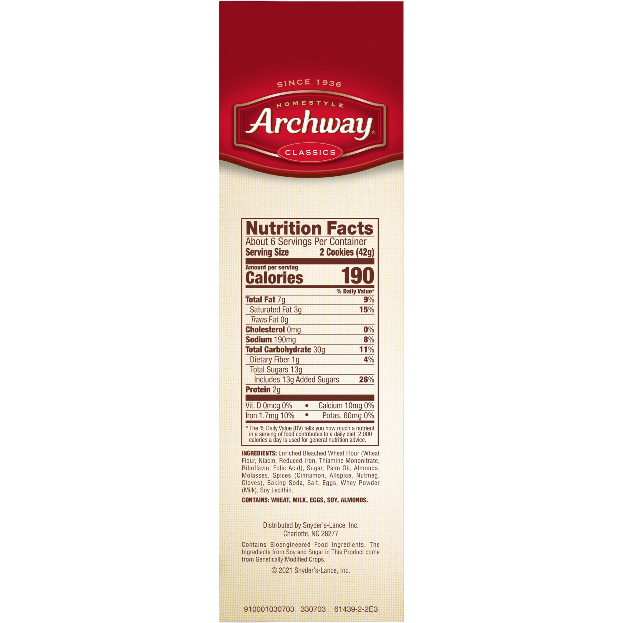 Archway Cookies, Crispy Windmill Cookies, 9 oz Box