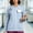 Light Blue, variant on Gamivast Scrub Jackets for Women Zip up Jacket with Pockets Long Sleeve Workwear Outerwear Nursing Coat Dark Gray XXL