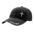 thumbnail image 5 of sususu Men'S Hat Fashion Embroidered Baseball Cap Soft Top Adjustable Unisex Dad Hat For Casual Streetwear Style Black, 5 of 6