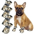 thumbnail image 1 of 4PCS Dog Shoes Soft Slip-proof Waterproof Dog Paw Design Pet Shoes Puppy Boots, 1 of 10