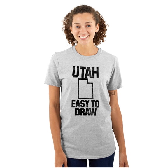 Utah Easy To Draw Beehive State Men's Graphic T Shirt Tees Brisco Brands S