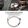 thumbnail image 3 of K Type Thermocouple Sensor, Stainless Steel Temperature Probe for Automotive Engine, with 14mm ID Washer, for Cylinder Head Temperature Measurement, 3 of 7