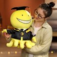 thumbnail image 4 of Linda muñeca de Korosensei de Anime japonés, peluche de pulpo amarillo, juguete de peluche de Assassination Classroom, almohada decorativa para sofá, 4 of 5