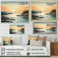 thumbnail image 4 of Designart "Beach Scandinavian silence I" Nautical & Beach Floater Framed Wall Art Living Room, 4 of 7